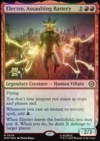 Electro, Assaulting Battery - Prerelease Promos