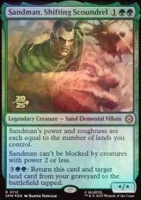 Sandman, Shifting Scoundrel - Prerelease Promos