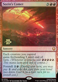 Sozin's Comet - Prerelease Promos