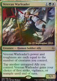 Veteran Warleader - Prerelease Promos