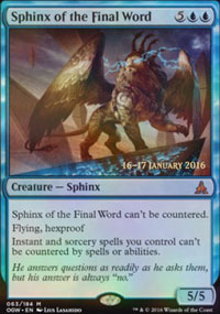Sphinx of the Final Word - Prerelease Promos