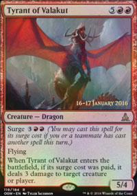 Tyrant of Valakut - Prerelease Promos