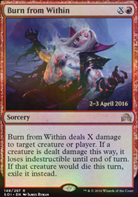 Burn from Within - Prerelease Promos