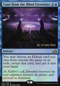 Coax from the Blind Eternities - Prerelease Promos