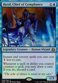 Baral, Chief of Compliance - Prerelease Promos