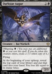 Darkstar Augur - Planeswalker symbol stamped promos