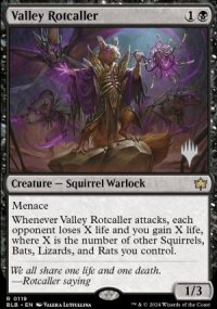 Valley Rotcaller - Planeswalker symbol stamped promos