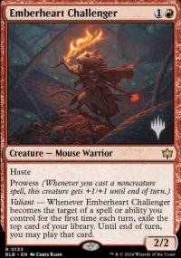 Emberheart Challenger - Planeswalker symbol stamped promos