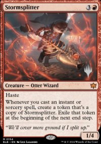 Stormsplitter - Planeswalker symbol stamped promos