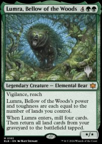 Lumra, Bellow of the Woods - Planeswalker symbol stamped promos