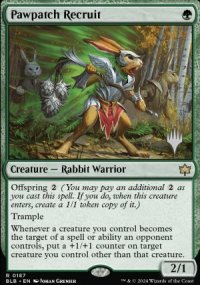 Pawpatch Recruit - Planeswalker symbol stamped promos