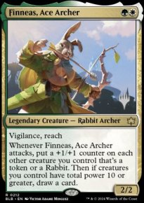 Finneas, Ace Archer - Planeswalker symbol stamped promos