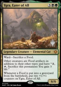 Ygra, Eater of All - Planeswalker symbol stamped promos