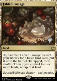 Fabled Passage - Planeswalker symbol stamped promos