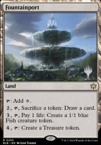 Fountainport - Planeswalker symbol stamped promos