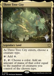 Three Tree City - Planeswalker symbol stamped promos