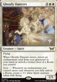 Ghostly Dancers - Planeswalker symbol stamped promos