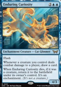 Enduring Curiosity - Planeswalker symbol stamped promos