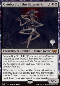 Overlord of the Balemurk - Planeswalker symbol stamped promos