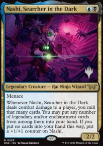 Nashi, Searcher in the Dark - Planeswalker symbol stamped promos