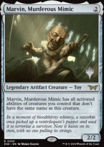 Marvin, Murderous Mimic - Planeswalker symbol stamped promos