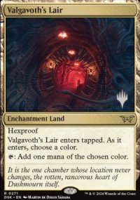 Valgavoth's Lair - Planeswalker symbol stamped promos