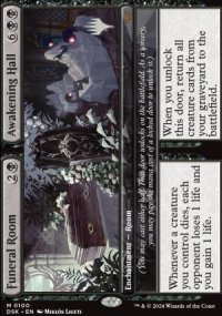 Funeral Room / Awakening Hall - Planeswalker symbol stamped promos