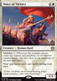 Voice of Victory - Planeswalker symbol stamped promos