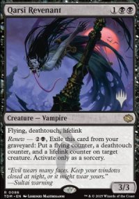 Qarsi Revenant - Planeswalker symbol stamped promos