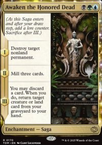Awaken the Honored Dead - Planeswalker symbol stamped promos