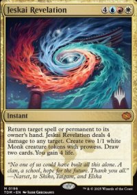 Jeskai Revelation - Planeswalker symbol stamped promos
