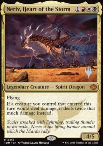 Neriv, Heart of the Storm - Planeswalker symbol stamped promos