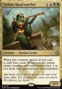 Yathan Roadwatcher - Planeswalker symbol stamped promos