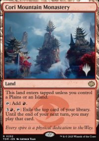Cori Mountain Monastery - Planeswalker symbol stamped promos