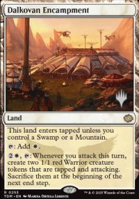 Dalkovan Encampment - Planeswalker symbol stamped promos
