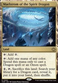 Maelstrom of the Spirit Dragon - Planeswalker symbol stamped promos