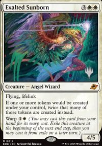 Exalted Sunborn - Planeswalker symbol stamped promos