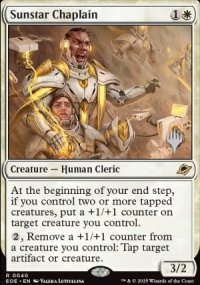 Sunstar Chaplain - Planeswalker symbol stamped promos