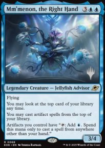 Mm'menon, the Right Hand - Planeswalker symbol stamped promos