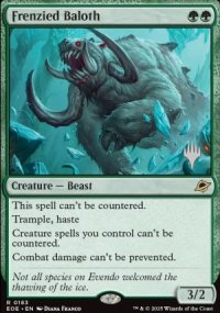 Frenzied Baloth - Planeswalker symbol stamped promos