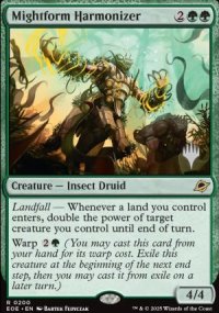 Mightform Harmonizer - Planeswalker symbol stamped promos