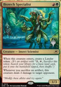 Biotech Specialist - Planeswalker symbol stamped promos