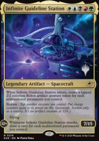 Infinite Guideline Station - Planeswalker symbol stamped promos