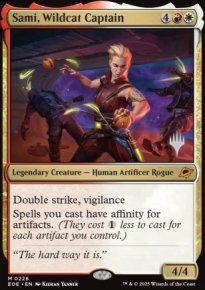 Sami, Wildcat Captain - Planeswalker symbol stamped promos