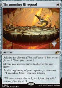 Thrumming Hivepool - Planeswalker symbol stamped promos