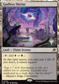 Godless Shrine - Planeswalker symbol stamped promos