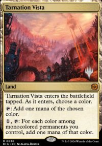 Tarnation Vista - Planeswalker symbol stamped promos
