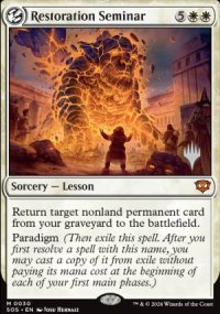 Restoration Seminar - Planeswalker symbol stamped promos