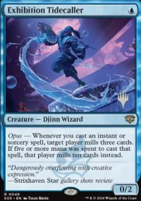 Exhibition Tidecaller - Planeswalker symbol stamped promos