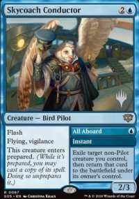 Skycoach Conductor - Planeswalker symbol stamped promos